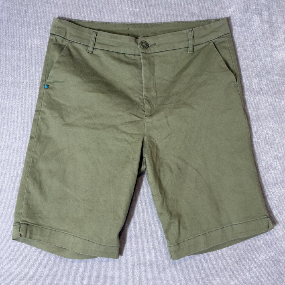 KUT from the Kloth Olive Green Chino Shorts Size 10 Stretch Casual